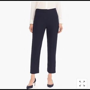 J.Crew Pull-on Easy Pants in Matte Crepe Navy